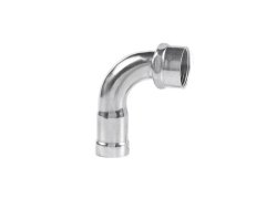 不銹鋼環(huán)壓式內(nèi)絲90°彎頭